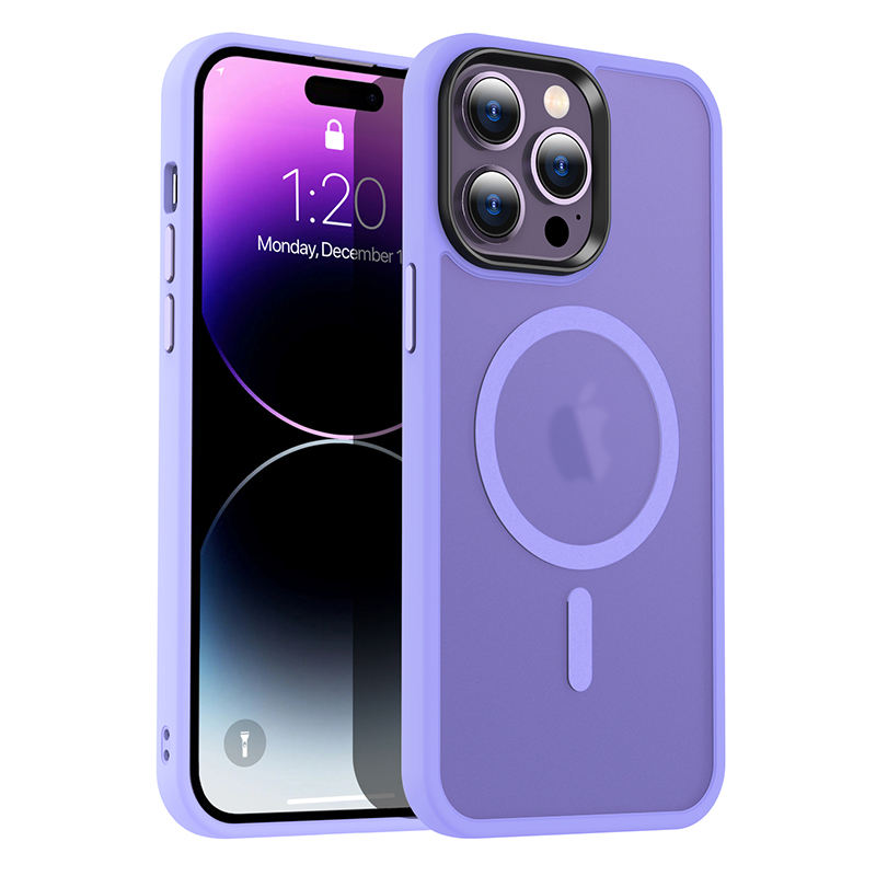 Latest Matte Clear PC Wireless Charging Phone Case for iPhone 11 12 13 14 15 Shockproof Magnetic Phone Case