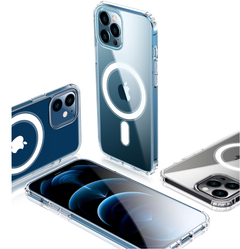 New magnetic transparent phone case For iPhone Series For Magsafe Magnetic Case 